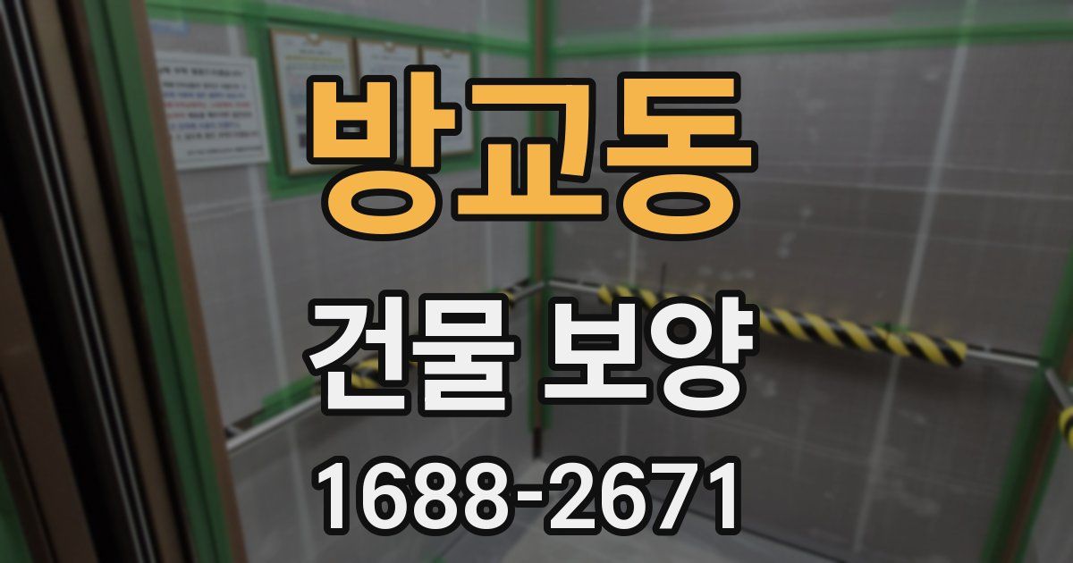 방교동 건물 보양