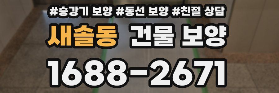 새솔동 건물 보양