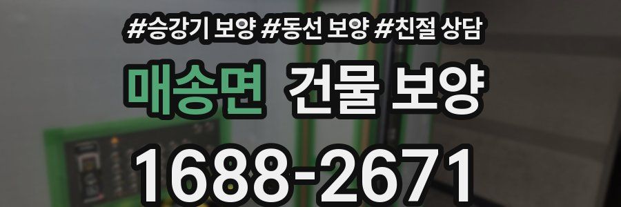 매송면 건물 보양