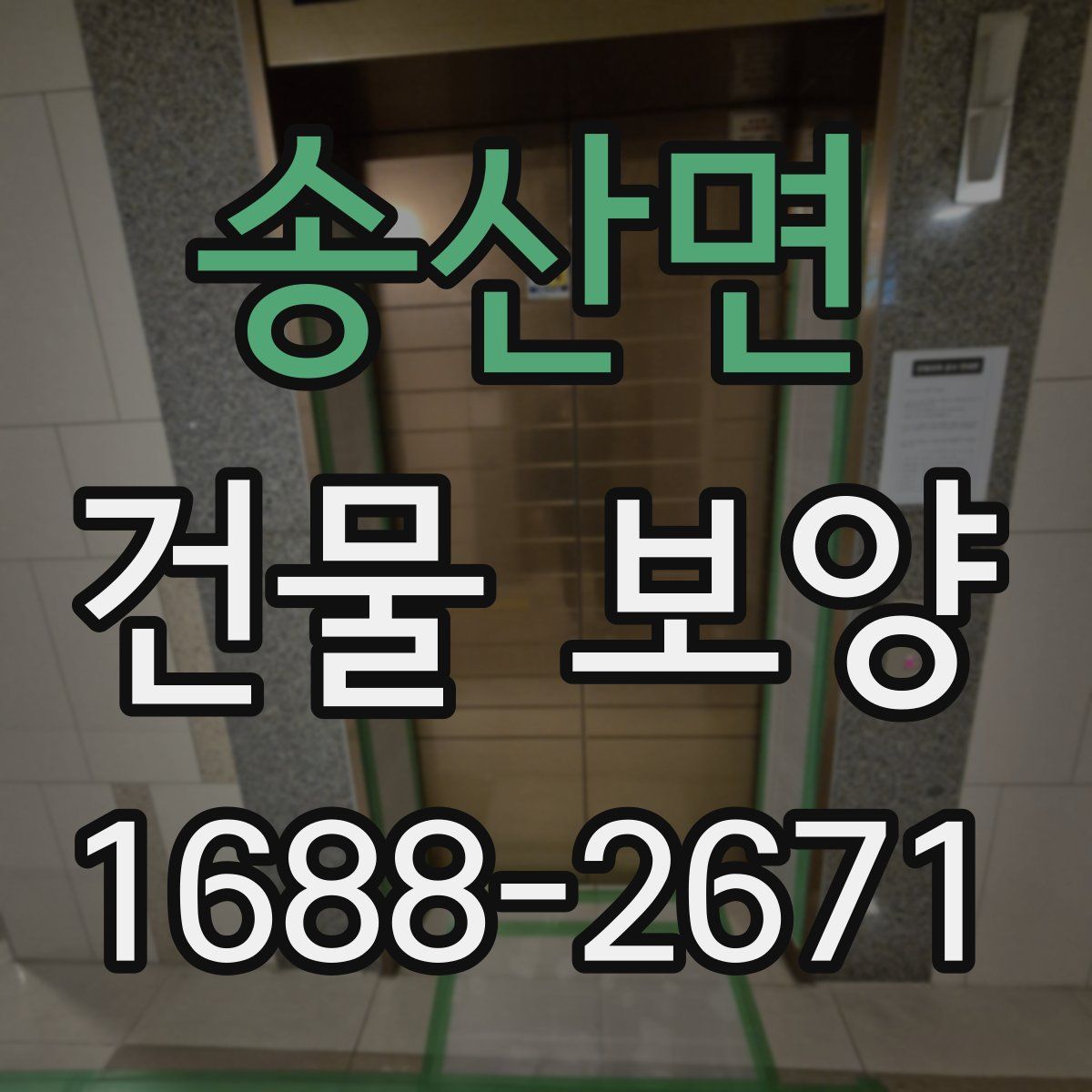 송산면 건물 보양