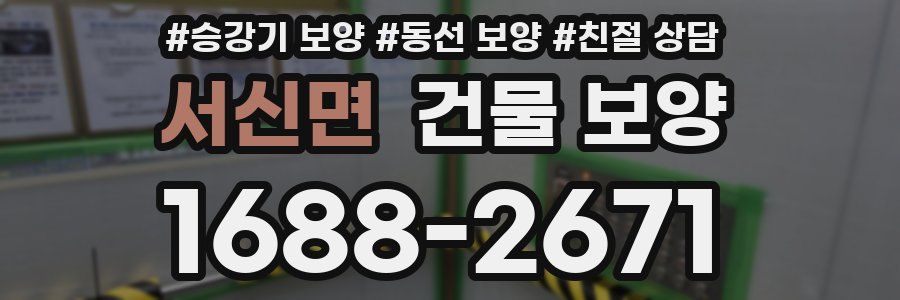 서신면 건물 보양