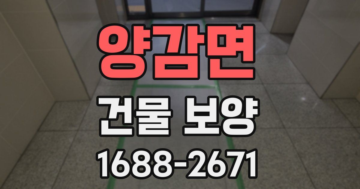 양감면 건물 보양