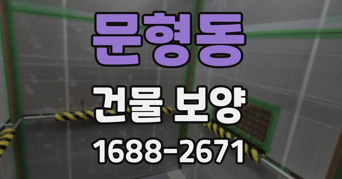 문형동 건물 보양