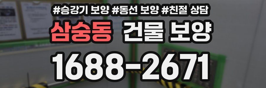 삼숭동 건물 보양