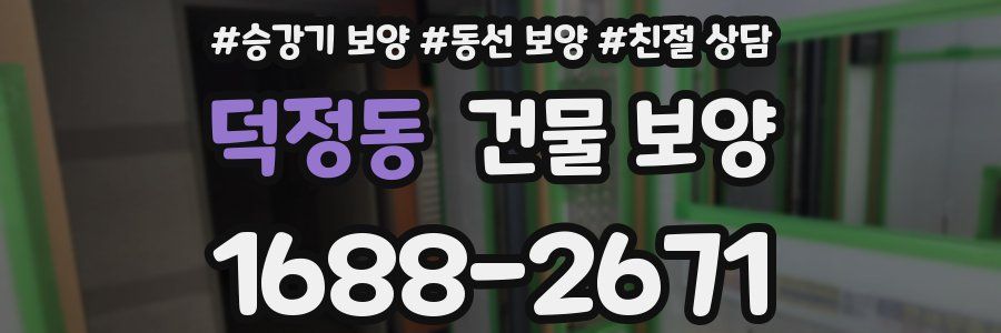덕정동 건물 보양