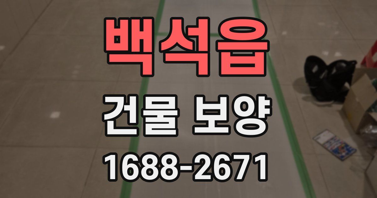백석읍 건물 보양
