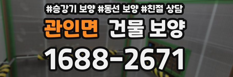 관인면 건물 보양