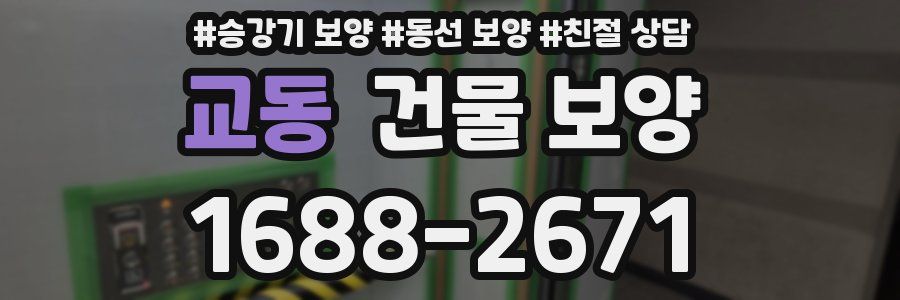 교동 건물 보양