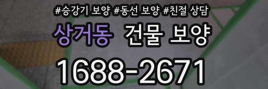 상거동 건물 보양