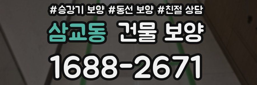 삼교동 건물 보양