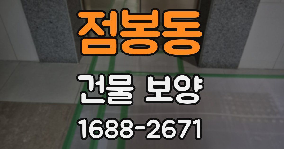 점봉동 건물 보양