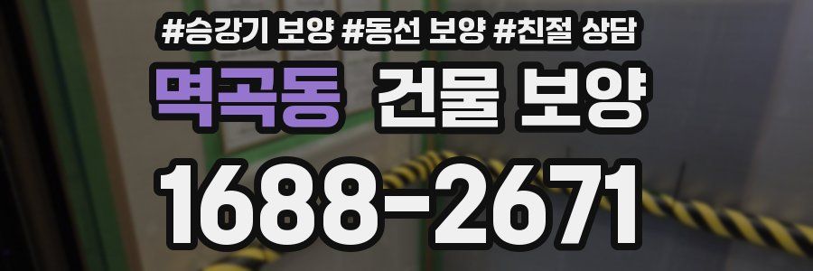 멱곡동 건물 보양