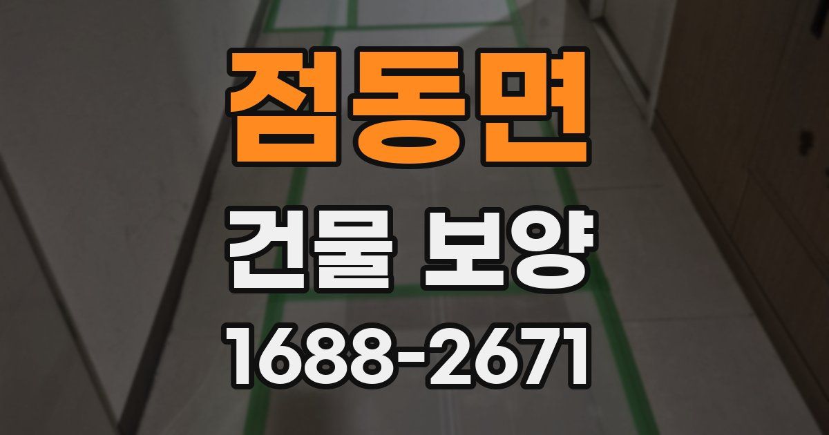 점동면 건물 보양