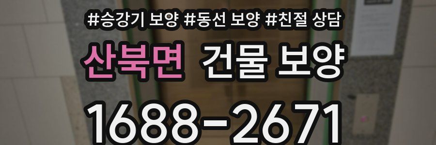 산북면 건물 보양
