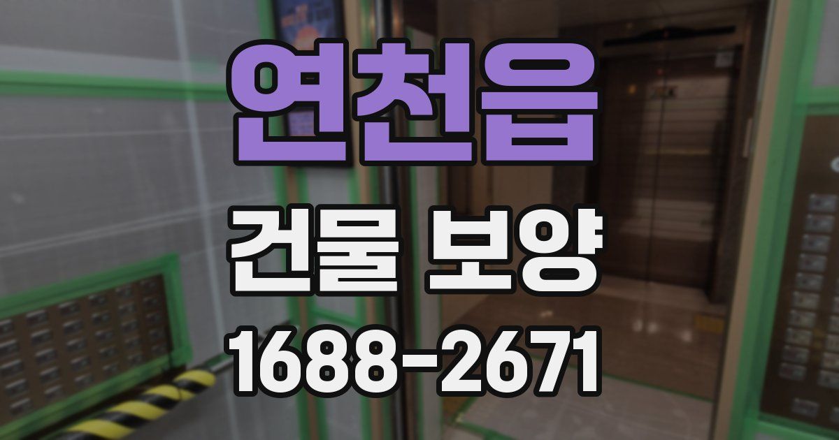 연천읍 건물 보양