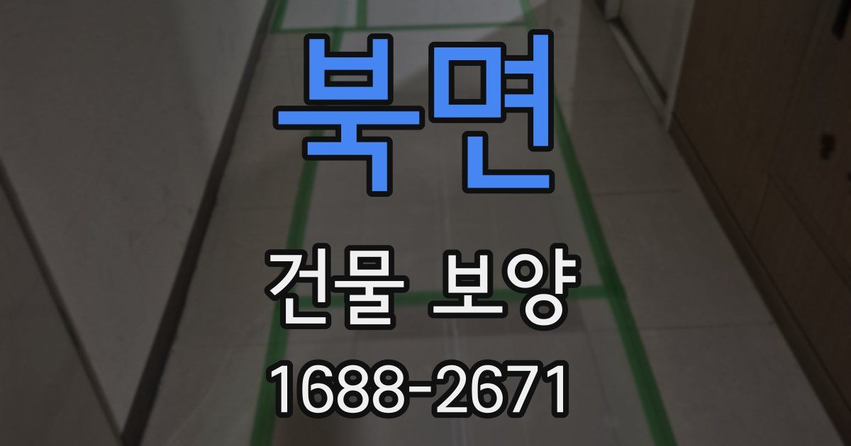 북면 건물 보양