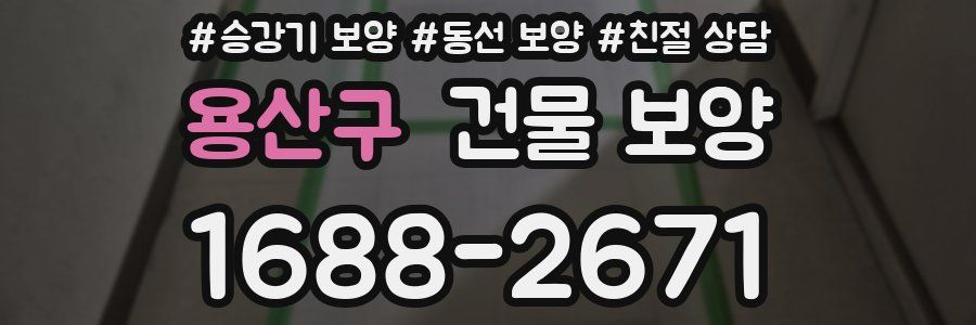 용산구 건물 보양