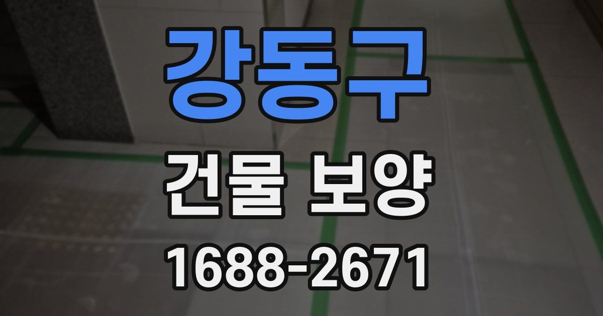 강동구 건물 보양