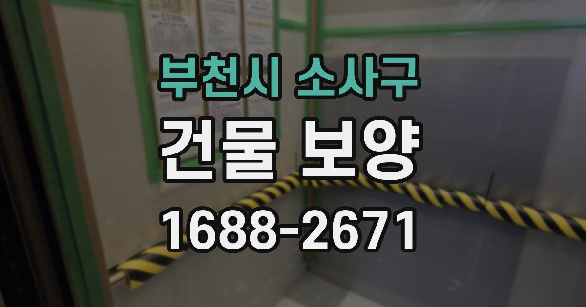 부천시 소사구 건물 보양