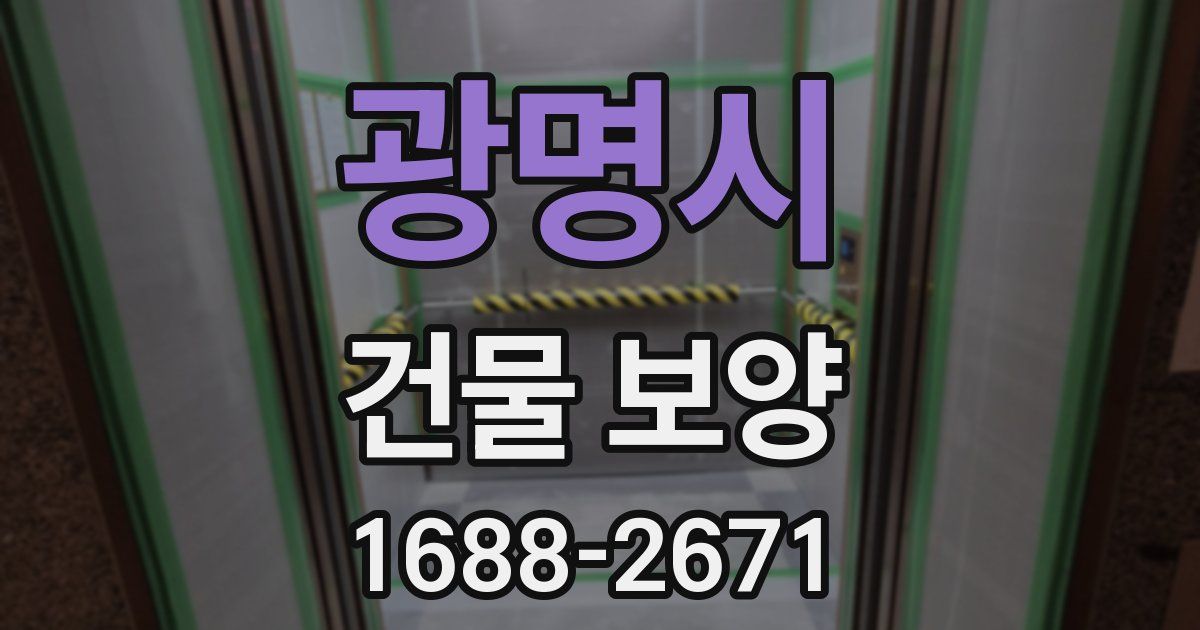 광명시 건물 보양