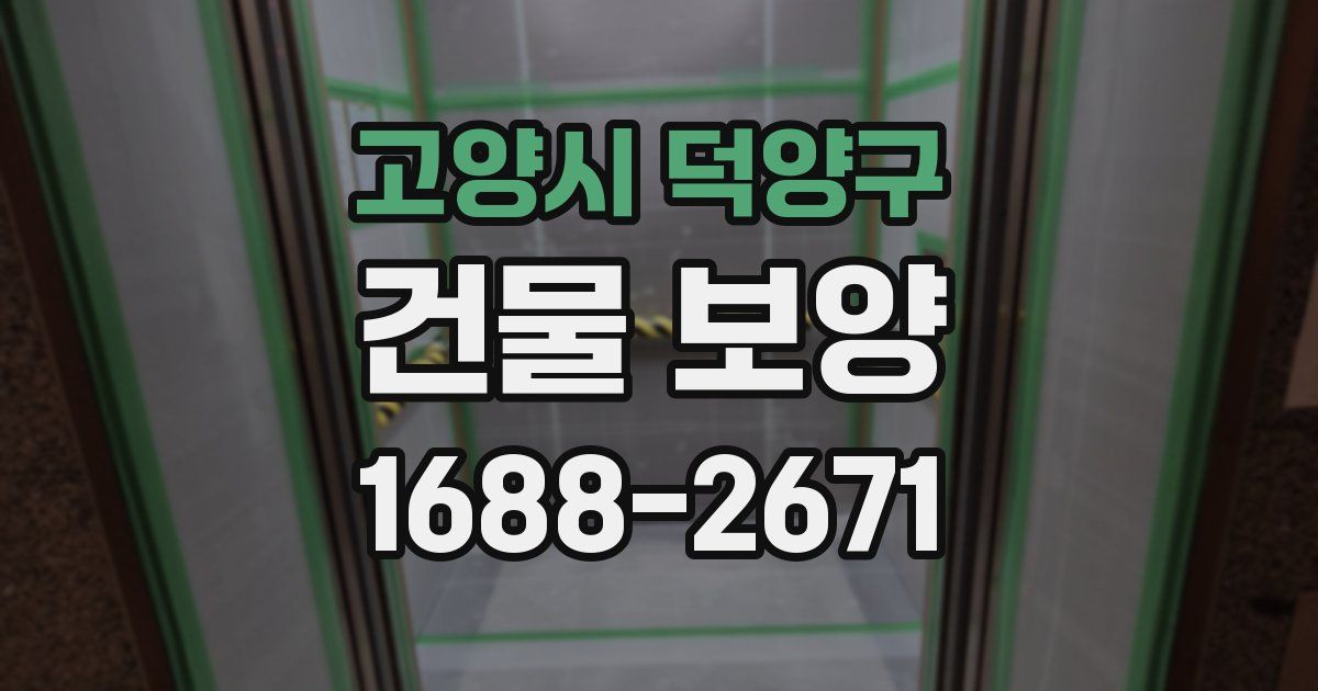 고양시 덕양구 건물 보양