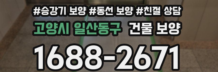 고양시 일산동구 건물 보양