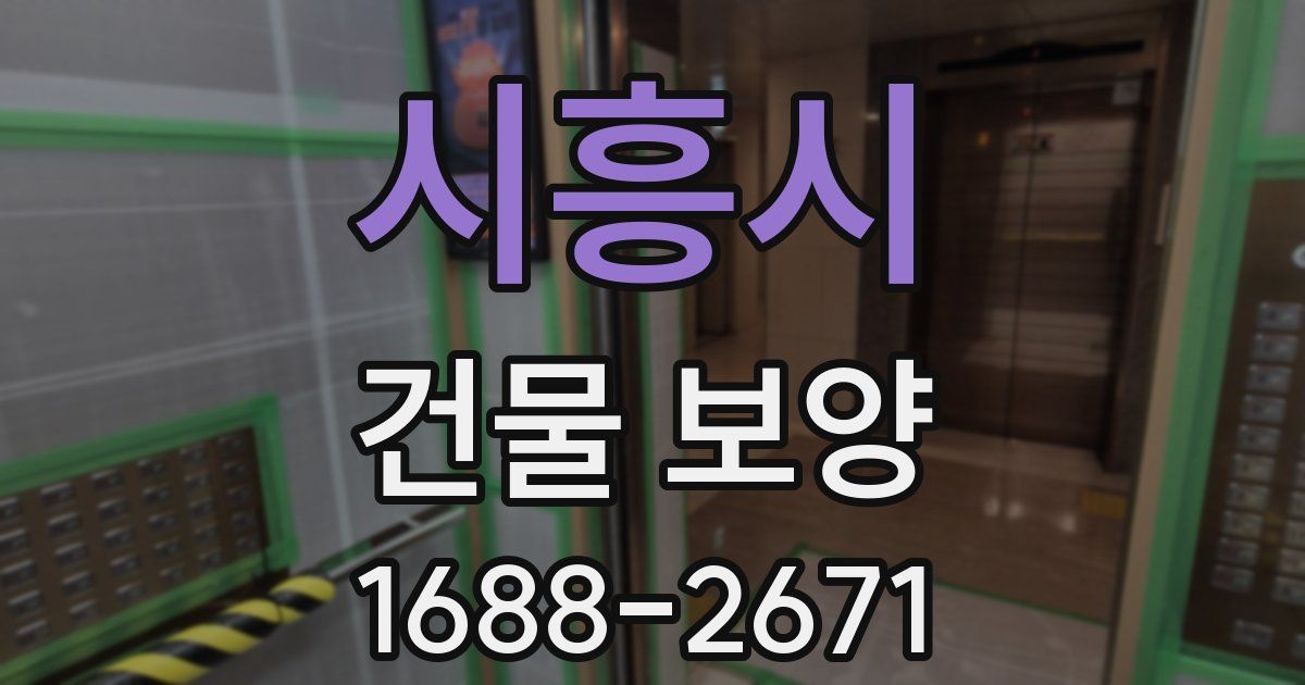 시흥시 건물 보양