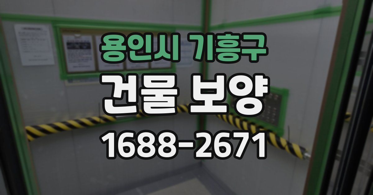 용인시 기흥구 건물 보양