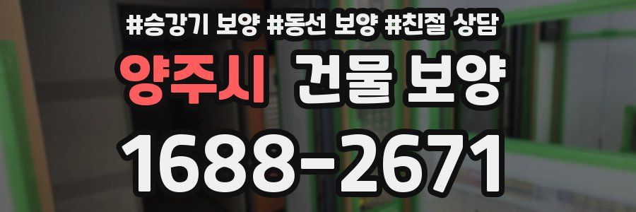 양주시 건물 보양