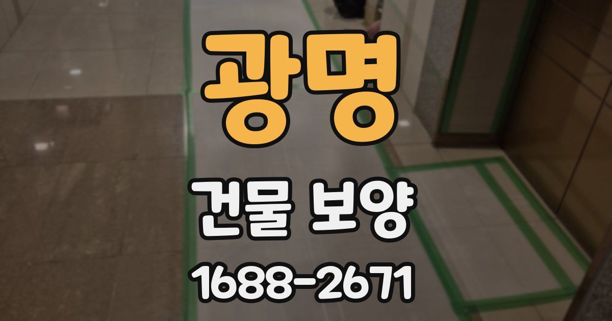 광명 건물 보양