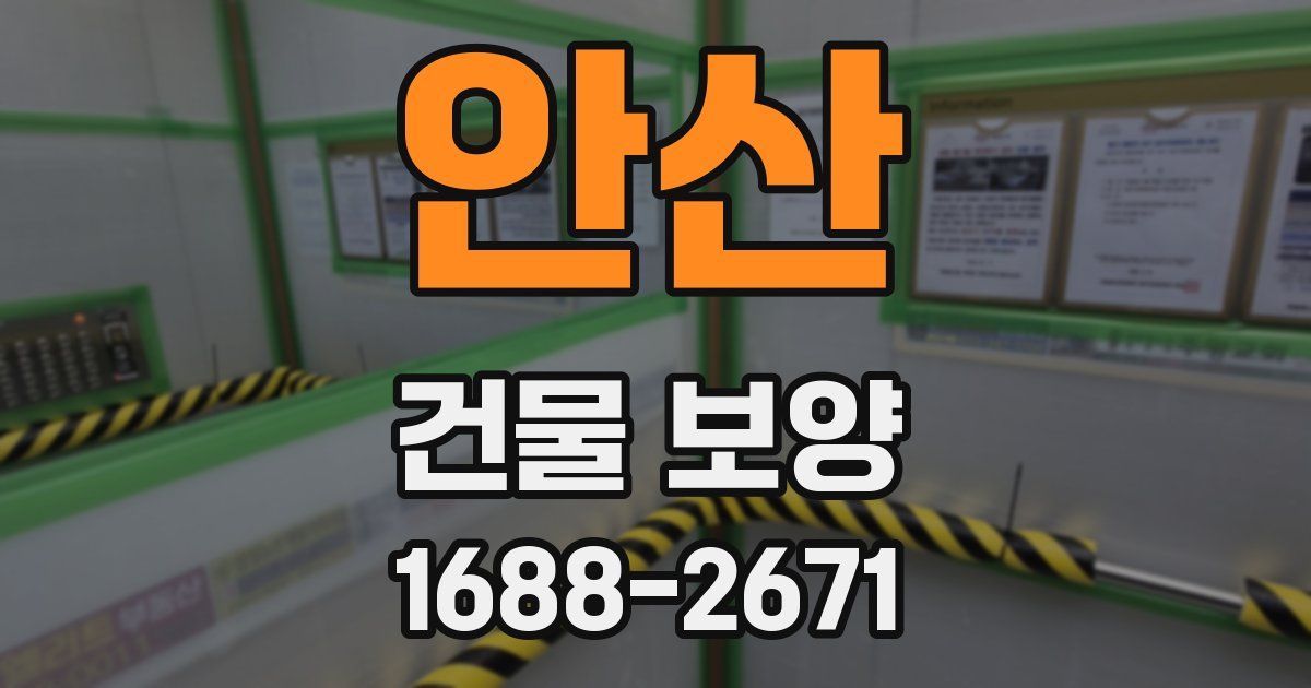 안산 건물 보양
