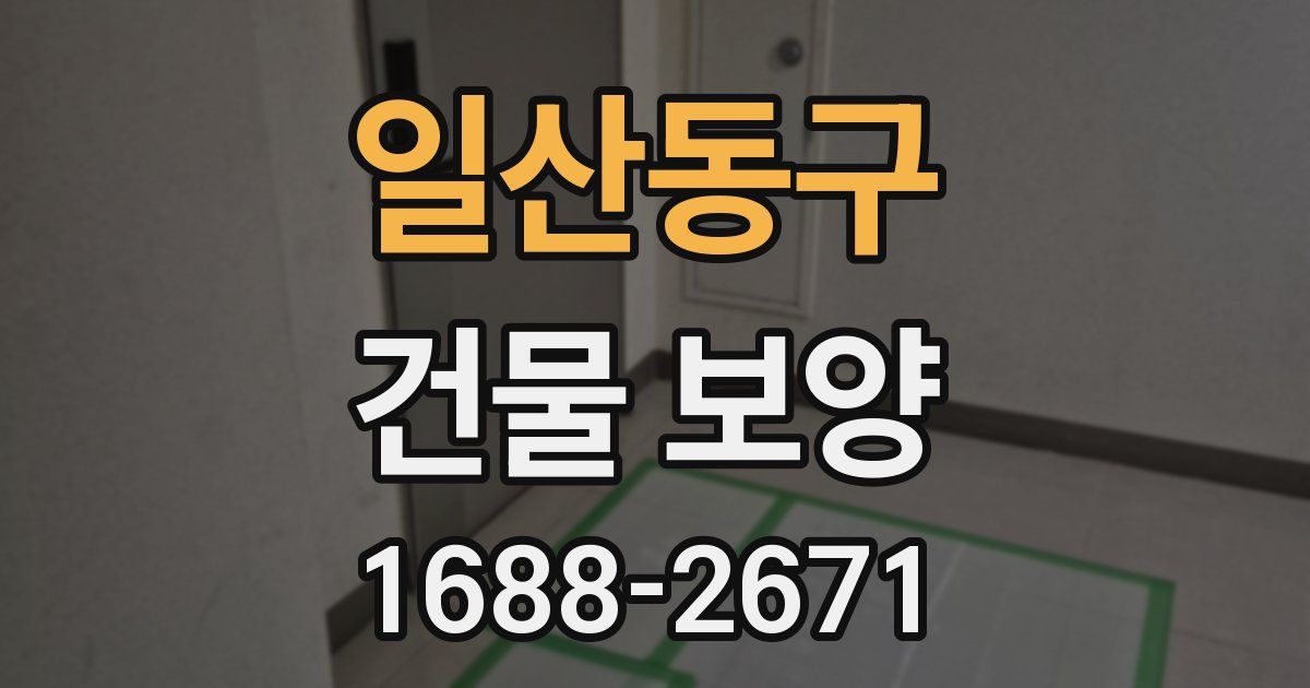 일산동구 건물 보양