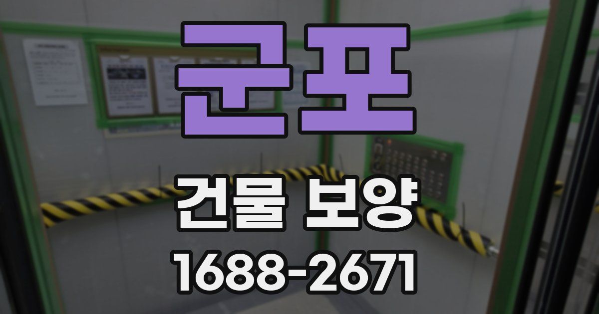 군포 건물 보양