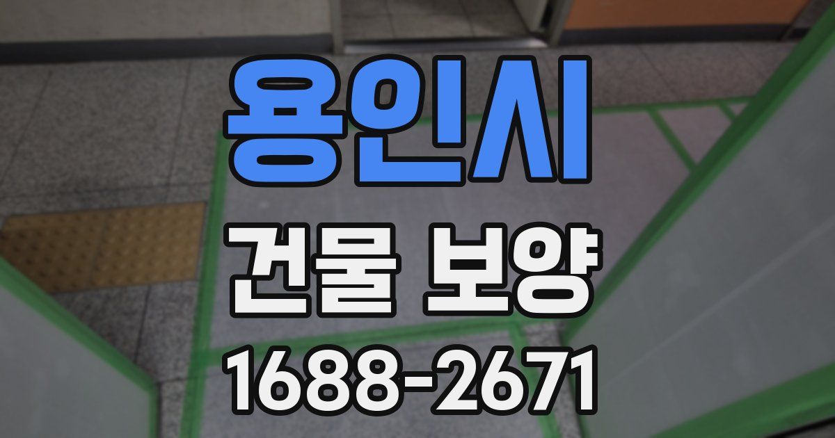 용인시 건물 보양