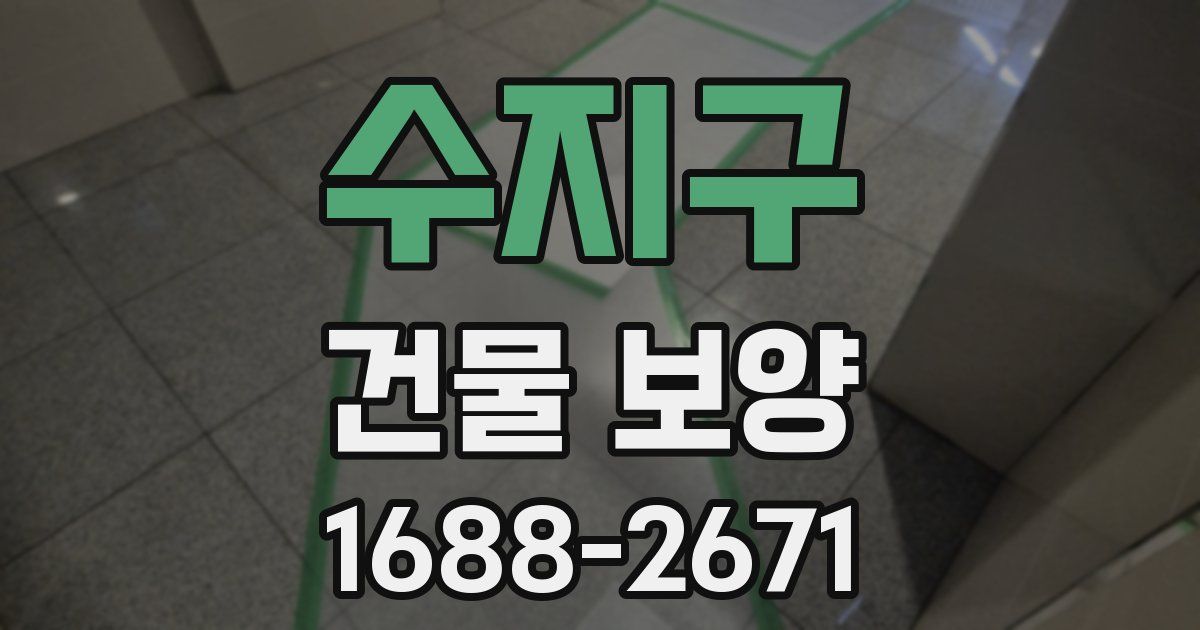 수지구 건물 보양