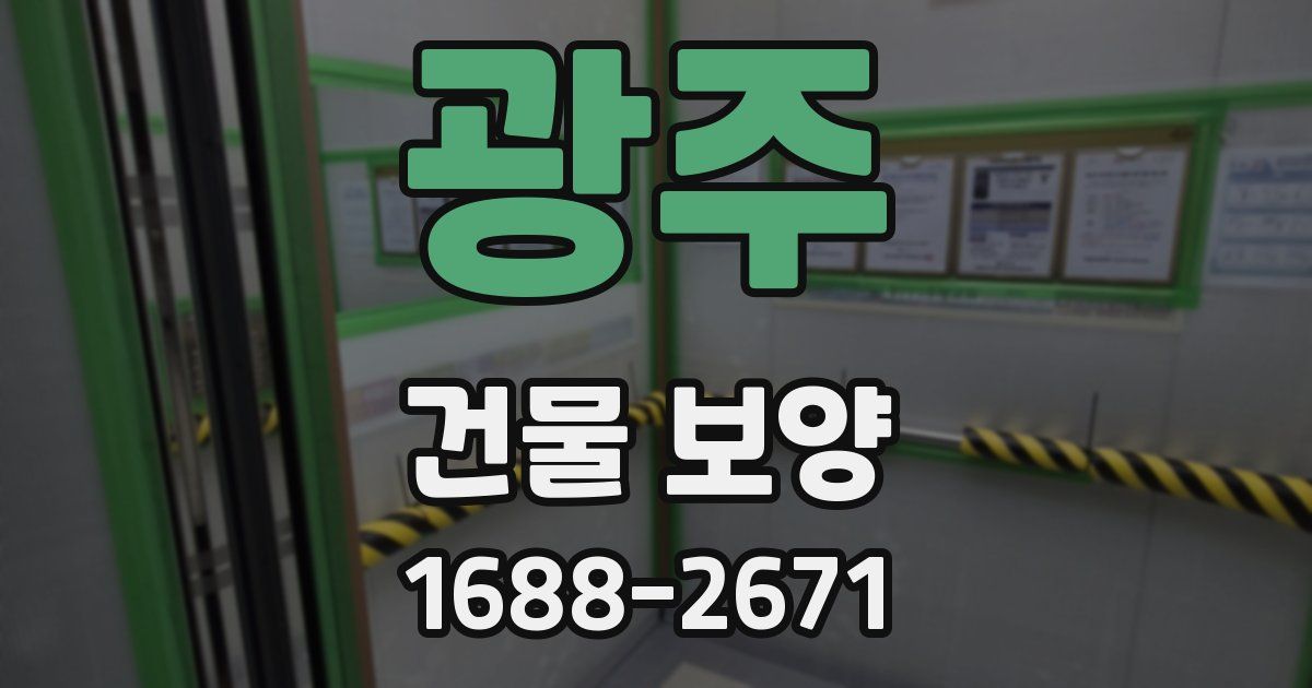 광주 건물 보양