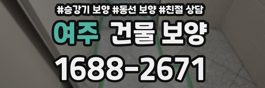 여주 건물 보양