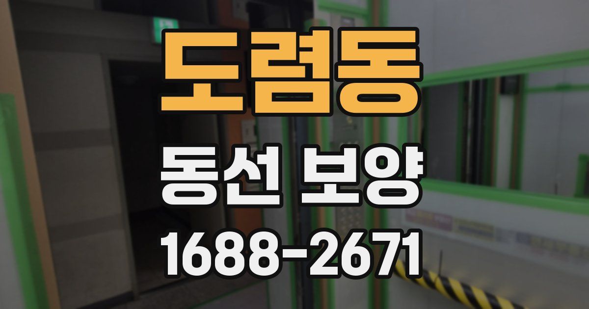 도렴동 동선 보양