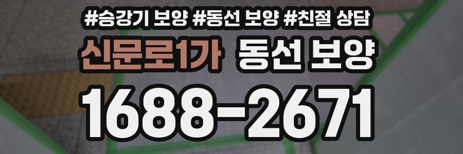 신문로1가 동선 보양