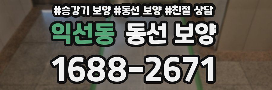 익선동 동선 보양