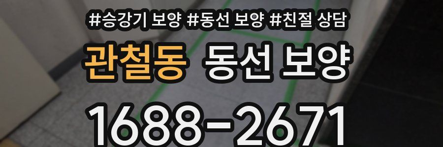 관철동 동선 보양