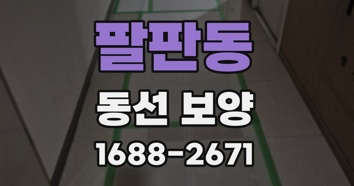 팔판동 동선 보양