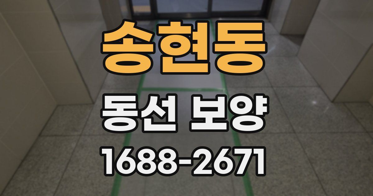 송현동 동선 보양