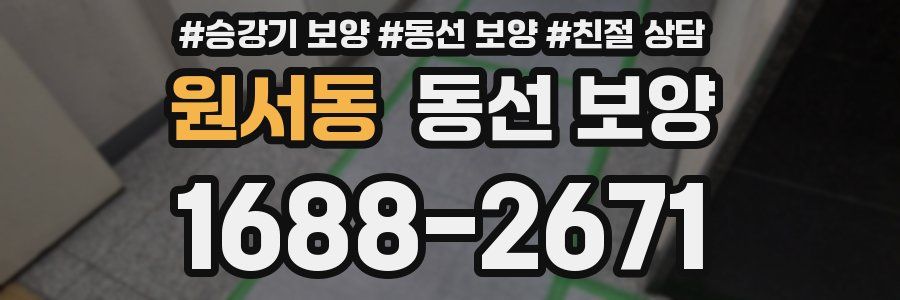 원서동 동선 보양