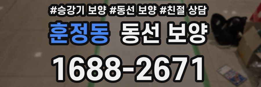훈정동 동선 보양