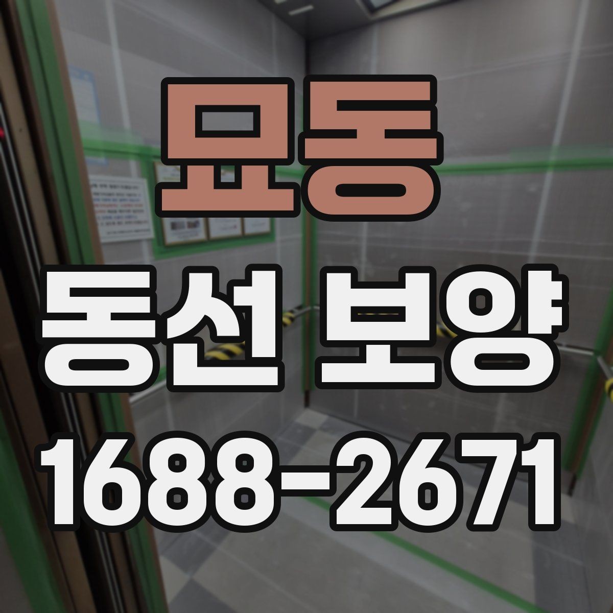 묘동 동선 보양 시공을 준비하는 기본 절차