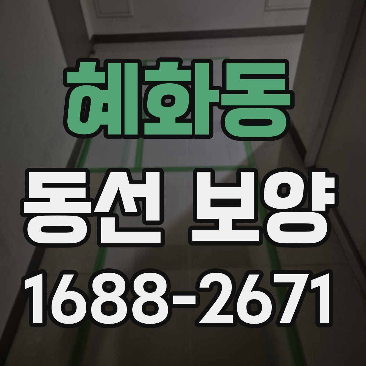 혜화동 동선 보양 후 확인해야 하는 마무리 점검