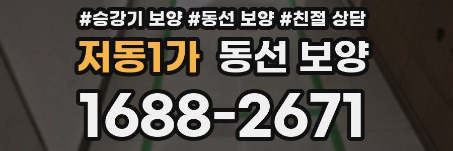 저동1가 동선 보양