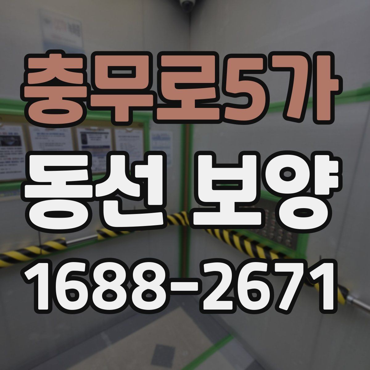 충무로5가 동선 보양 작업이 늦어지지 않게 준비하는 팁