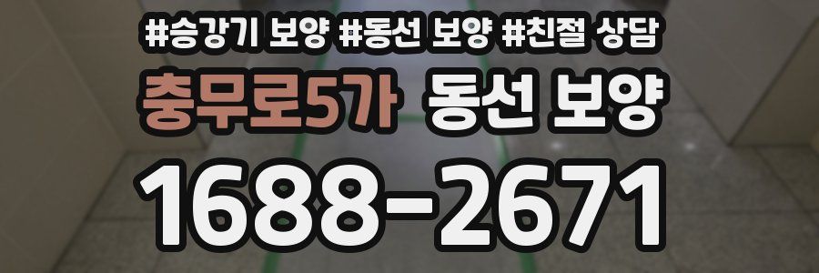충무로5가 동선 보양